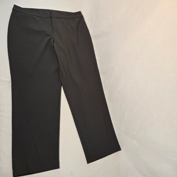 EILEEN FISHER Old Money Minimalist Olive Green Straight Leg Size XL New NO Tags! - Picture 3 of 16
